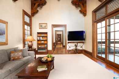 Designed by Atlanta architect Durham Crout, this French Normandy on Shoal Creek Golf Course in Alabama - for sale on GolfHomes.com, golf home, golf lot