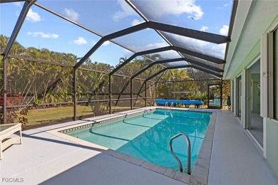 Welcome to this 3-bedroom, 2.5-bathroom pool home on Pine Island on Alden Pines Golf Club in Florida - for sale on GolfHomes.com, golf home, golf lot