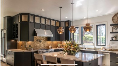 Stylish Hill Country contemporary home backing up to the #1 tee on Apple Rock Golf Course - Horseshoe Bay in Texas - for sale on GolfHomes.com, golf home, golf lot