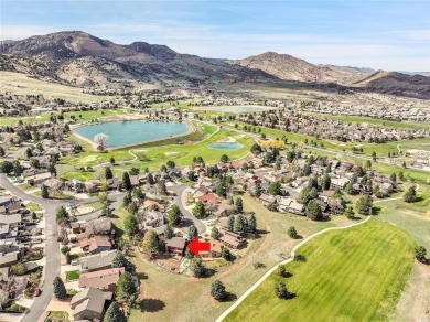 SITTING ON THE GOLF COURSE with both **mountain and city views** on Red Rocks Country Club in Colorado - for sale on GolfHomes.com, golf home, golf lot