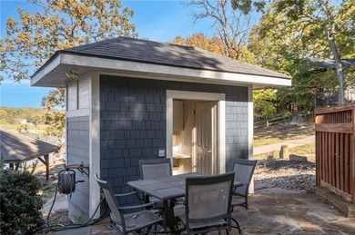 Experience resort-style living with this exceptional lakefront on Bella Vista Country Club - Berksdale in Arkansas - for sale on GolfHomes.com, golf home, golf lot