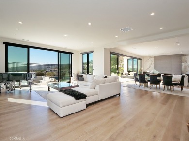 Completed in March 2021, this ONE-LEVEL Santa Barbara-inspired on Trump National Golf Course in California - for sale on GolfHomes.com, golf home, golf lot