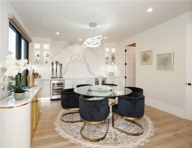 Completed in March 2021, this ONE-LEVEL Santa Barbara-inspired on Trump National Golf Course in California - for sale on GolfHomes.com, golf home, golf lot
