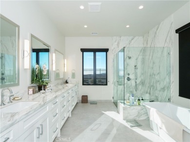 Completed in March 2021, this ONE-LEVEL Santa Barbara-inspired on Trump National Golf Course in California - for sale on GolfHomes.com, golf home, golf lot