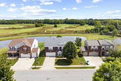 Nestled in the rear of The Commons with golf course view on a on Heartland Crossing Golf Links in Indiana - for sale on GolfHomes.com, golf home, golf lot