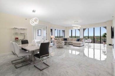 Stunning and spacious 3BD/2BA penthouse condo in the highly on Boca Pointe Country Club in Florida - for sale on GolfHomes.com, golf home, golf lot