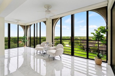 Stunning and spacious 3BD/2BA penthouse condo in the highly on Boca Pointe Country Club in Florida - for sale on GolfHomes.com, golf home, golf lot