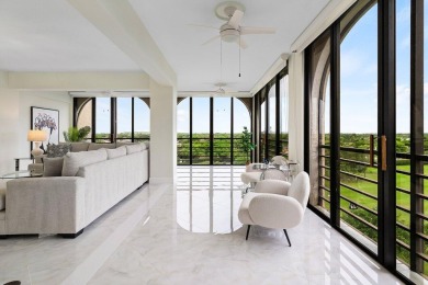 Stunning and spacious 3BD/2BA penthouse condo in the highly on Boca Pointe Country Club in Florida - for sale on GolfHomes.com, golf home, golf lot