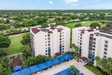 Stunning and spacious 3BD/2BA penthouse condo in the highly on Boca Pointe Country Club in Florida - for sale on GolfHomes.com, golf home, golf lot