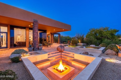 An exceptional desert contemporary estate, this custom-built on Troon North Golf Club  in Arizona - for sale on GolfHomes.com, golf home, golf lot