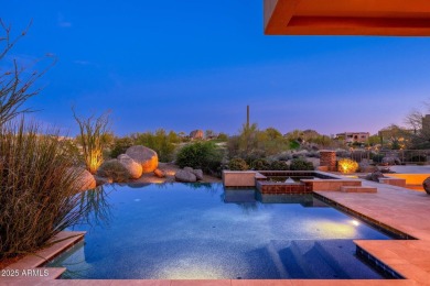 An exceptional desert contemporary estate, this custom-built on Troon North Golf Club  in Arizona - for sale on GolfHomes.com, golf home, golf lot