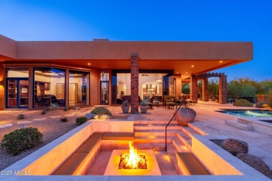 An exceptional desert contemporary estate, this custom-built on Troon North Golf Club  in Arizona - for sale on GolfHomes.com, golf home, golf lot