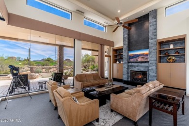 An exceptional desert contemporary estate, this custom-built on Troon North Golf Club  in Arizona - for sale on GolfHomes.com, golf home, golf lot