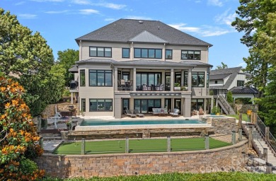 You will be In AWE at this WATERFRONT ESTATE w/mile-long views! on The Peninsula Club in North Carolina - for sale on GolfHomes.com, golf home, golf lot