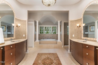 This Governors Club estate is replete with lavish amenities on Governors Club in North Carolina - for sale on GolfHomes.com, golf home, golf lot