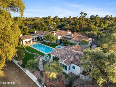 Set on a rare, sprawling one-acre homesite along the Camelback on Camelback Golf Club in Arizona - for sale on GolfHomes.com, golf home, golf lot