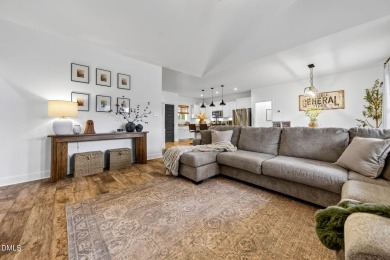 This better than new custom built 2021 home offers an open floor on River Golf and Country Club at Lake Royale in North Carolina - for sale on GolfHomes.com, golf home, golf lot