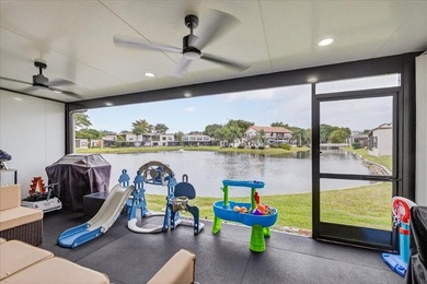 Spacious almost 2200 sq ft 3 bedroom 2.5 bath lakefront town on Jacaranda Golf Club in Florida - for sale on GolfHomes.com, golf home, golf lot