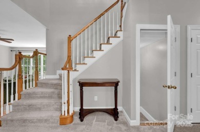 Discover exceptional space in this captivating 4BD/4.5BA on Highland Creek Golf Club in North Carolina - for sale on GolfHomes.com, golf home, golf lot