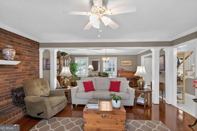 Location is key in this wonderful home overlooking the 10th tee on Forest Heights Country Club in Georgia - for sale on GolfHomes.com, golf home, golf lot