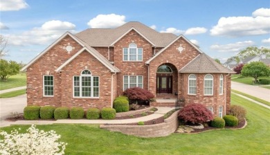 Custom built, predominantly brick 3 levels w/ almost 5k finished on Stonewolf Golf Club in Illinois - for sale on GolfHomes.com, golf home, golf lot