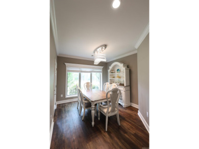 Built in 2018, this stunning custom home sits right on the #5 on Mystic Creek Golf Club in Arkansas - for sale on GolfHomes.com, golf home, golf lot
