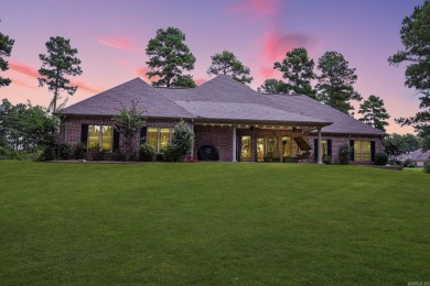 Built in 2018, this stunning custom home sits right on the #5 on Mystic Creek Golf Club in Arkansas - for sale on GolfHomes.com, golf home, golf lot