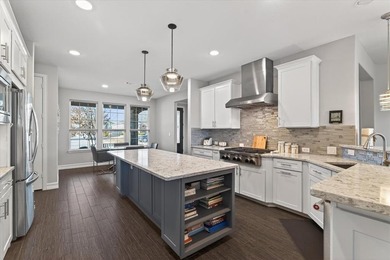 Experience refined living with breathtaking water and sunset on Frisco Lakes Golf Course in Texas - for sale on GolfHomes.com, golf home, golf lot