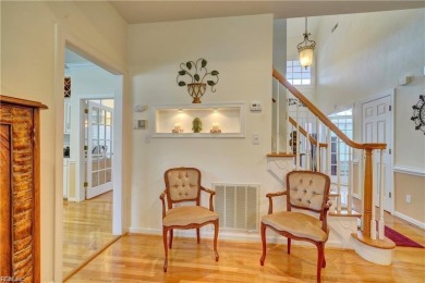 Get ready to enjoy this gorgeous two-story home with primary on Greenbrier Country Club in Virginia - for sale on GolfHomes.com, golf home, golf lot