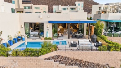 Stunning Strip and mountain views set the stage for luxury on Dragon Ridge Country Club in Nevada - for sale on GolfHomes.com, golf home, golf lot
