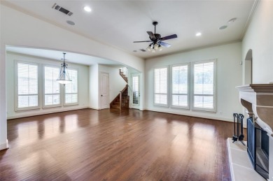Nestled on a premier GOLF COURSE lot overlooking the tee box of on Lantana Golf Club in Texas - for sale on GolfHomes.com, golf home, golf lot