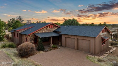 Charming B Plan Ranch Cottage with high wood-beamed ceilings, a on Talking Rock Golf Club in Arizona - for sale on GolfHomes.com, golf home, golf lot