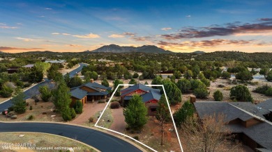 Charming B Plan Ranch Cottage with high wood-beamed ceilings, a on Talking Rock Golf Club in Arizona - for sale on GolfHomes.com, golf home, golf lot
