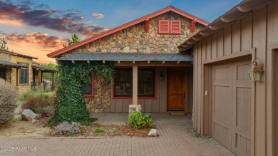 Charming B Plan Ranch Cottage with high wood-beamed ceilings, a on Talking Rock Golf Club in Arizona - for sale on GolfHomes.com, golf home, golf lot