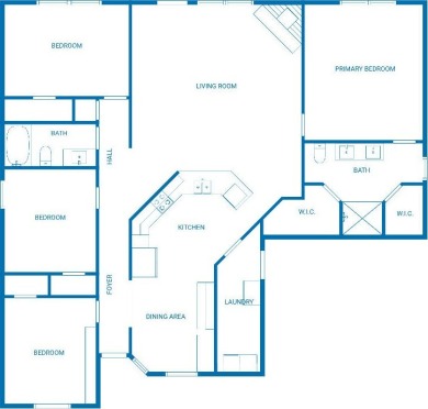 Welcome to this beautifully updated 4-bedroom, 2-bathroom home on The Club At Hidden Creek in Florida - for sale on GolfHomes.com, golf home, golf lot