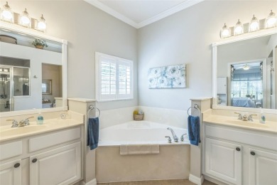 This St. James floor plan backing on the 10th tee of the Kings on Kings Ridge Golf Club in Florida - for sale on GolfHomes.com, golf home, golf lot