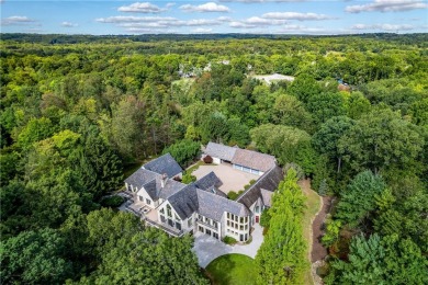 Unique opportunity to own a modern stone castle in a park-like on Buhl Farm Golf Course in Pennsylvania - for sale on GolfHomes.com, golf home, golf lot