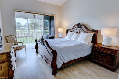 Beautiful long views of golf and tee box from your screened on Wyndemere Country Club in Florida - for sale on GolfHomes.com, golf home, golf lot