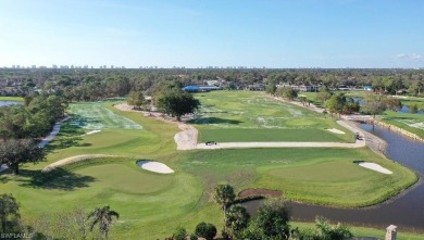 Beautiful long views of golf and tee box from your screened on Wyndemere Country Club in Florida - for sale on GolfHomes.com, golf home, golf lot