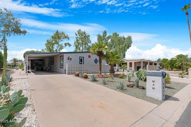 Welcome to Sun Lakes! This charming 2-bedroom, 2-bath home in on Sun Lakes Country Club in Arizona - for sale on GolfHomes.com, golf home, golf lot