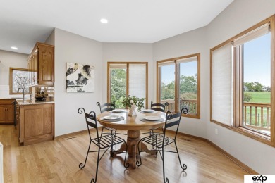 Luxury meets comfort in this stunning custom brick ranch backing on Tiburon Golf Club in Nebraska - for sale on GolfHomes.com, golf home, golf lot