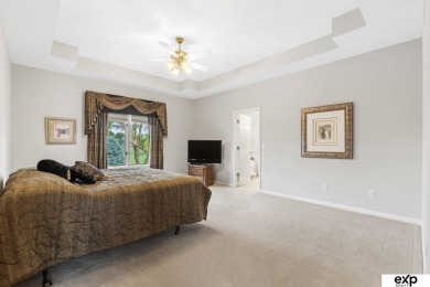 Luxury meets comfort in this stunning custom brick ranch backing on Tiburon Golf Club in Nebraska - for sale on GolfHomes.com, golf home, golf lot