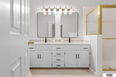 Luxury meets comfort in this stunning custom brick ranch backing on Tiburon Golf Club in Nebraska - for sale on GolfHomes.com, golf home, golf lot