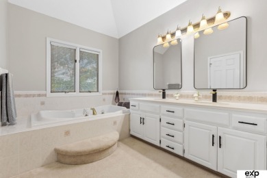 Luxury meets comfort in this stunning custom brick ranch backing on Tiburon Golf Club in Nebraska - for sale on GolfHomes.com, golf home, golf lot