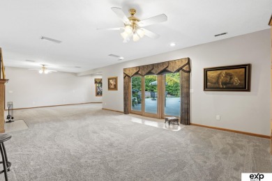 Luxury meets comfort in this stunning custom brick ranch backing on Tiburon Golf Club in Nebraska - for sale on GolfHomes.com, golf home, golf lot