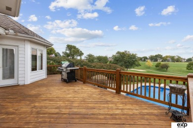 Luxury meets comfort in this stunning custom brick ranch backing on Tiburon Golf Club in Nebraska - for sale on GolfHomes.com, golf home, golf lot