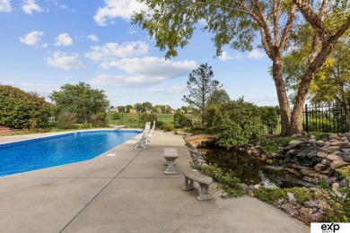 Luxury meets comfort in this stunning custom brick ranch backing on Tiburon Golf Club in Nebraska - for sale on GolfHomes.com, golf home, golf lot