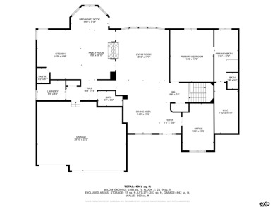 Luxury meets comfort in this stunning custom brick ranch backing on Tiburon Golf Club in Nebraska - for sale on GolfHomes.com, golf home, golf lot
