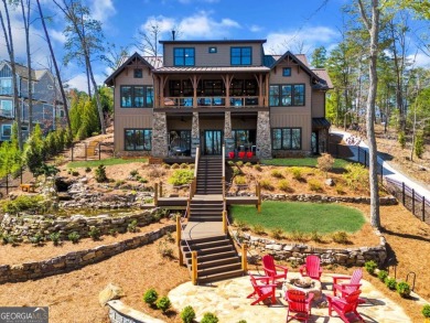 Don't miss out enjoying the fall at this magnificent lakeside on The Highlands Course at Lake Arrowhead in Georgia - for sale on GolfHomes.com, golf home, golf lot