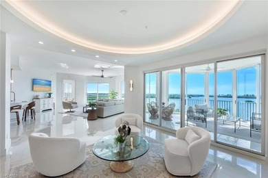 COMPLETELY TRANSFORMED WATERFRONT SKY HOME with sought after on Bonita Bay West in Florida - for sale on GolfHomes.com, golf home, golf lot